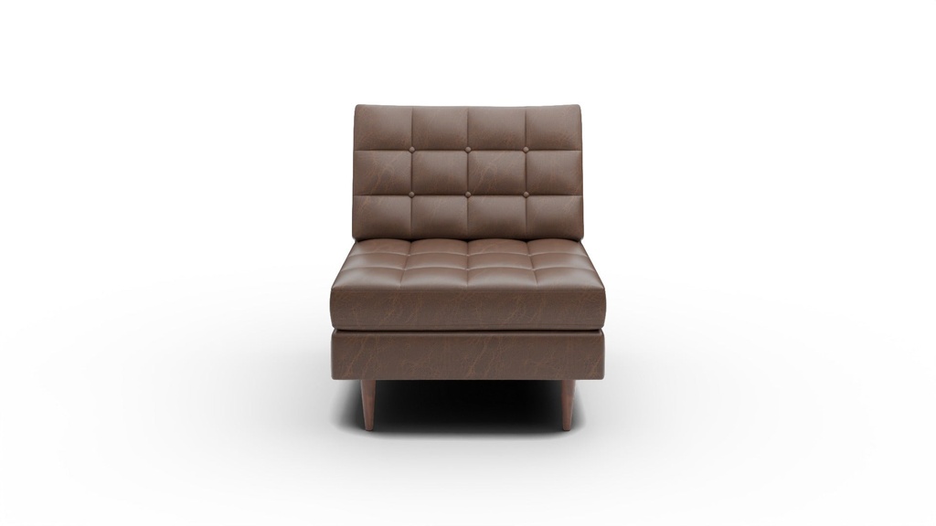 L500-10 Wallace Leather Armless Chair