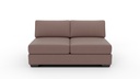400-03 Track Armless Loveseat