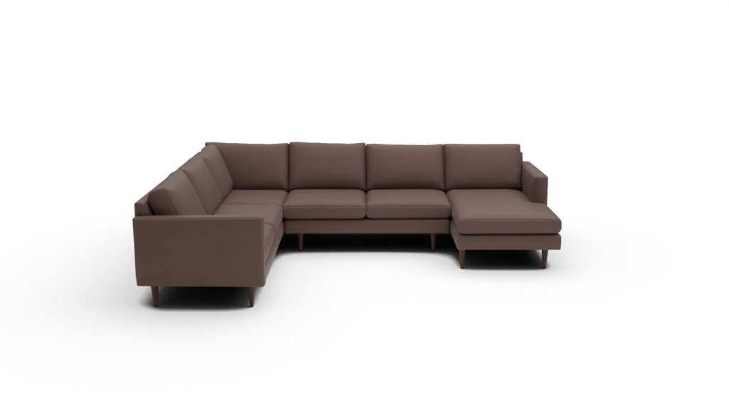 Wallace Untufted 4 Pc Corner Sectional w/RAF Chaise