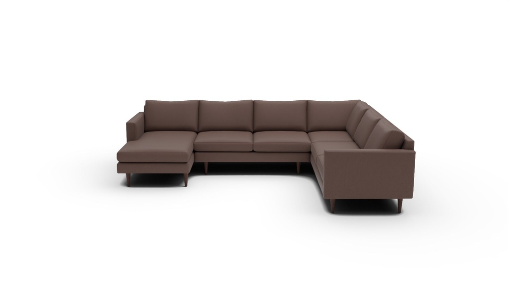 Wallace Untufted 4 Pc Corner Sectional w/LAF Chaise