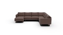 Wallace Untufted 4 Pc Corner Sectional w/LAF Chaise