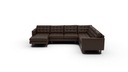 Wallace Leather 4 Pc Corner Sectional w/LAF Chaise