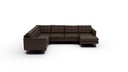 Wallace Leather 4 Pc Corner Sectional w/RAF Chaise