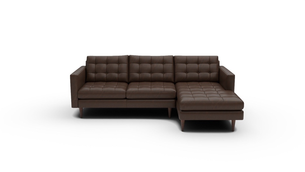 Wallace Leather 2 Pc Sectional w/RAF Chaise