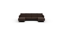 Wallace Leather 3 Pc Double Chaise Sectional w/Armless Loveseat