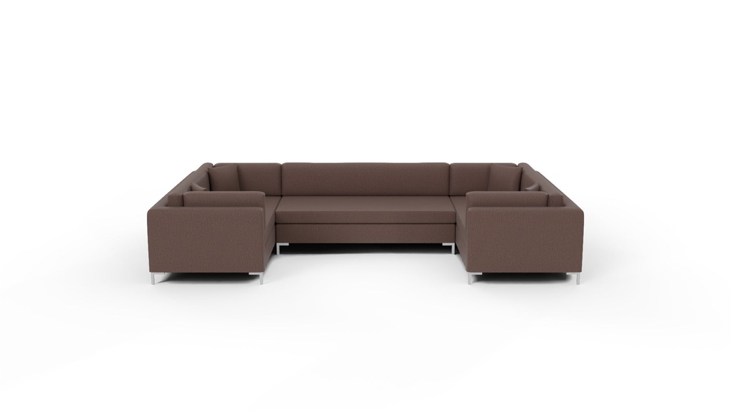Bonnell 3 Pc U Sectional w/Armless Loveseat
