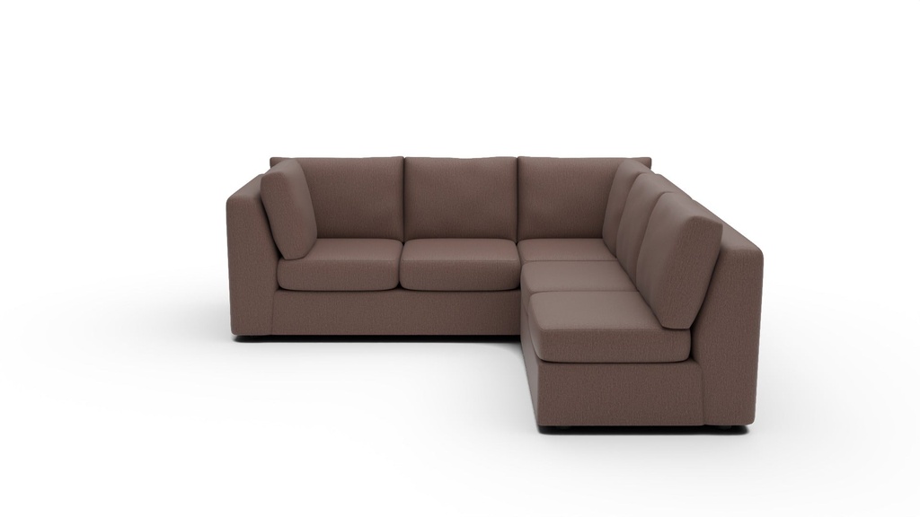 Parmer 2 Pc Sofa Sectional w/Armless Loveseat (Amigo II Dusk)