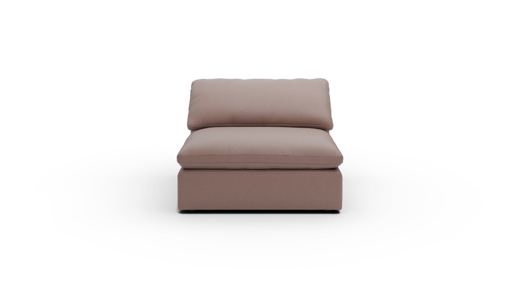 101-10 Fluffy DB Armless Chair
