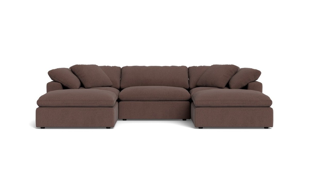 Fluffy DB 3 Pc Sofa w/Double Otto