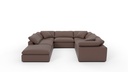 Fluffy DB 6 Pc Sectional w/Otto