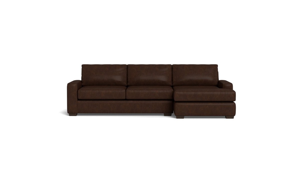 751-35L Reserve Deep Leather LAF Condo Sofa