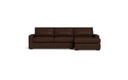 751-35L Reserve Deep Leather LAF Condo Sofa