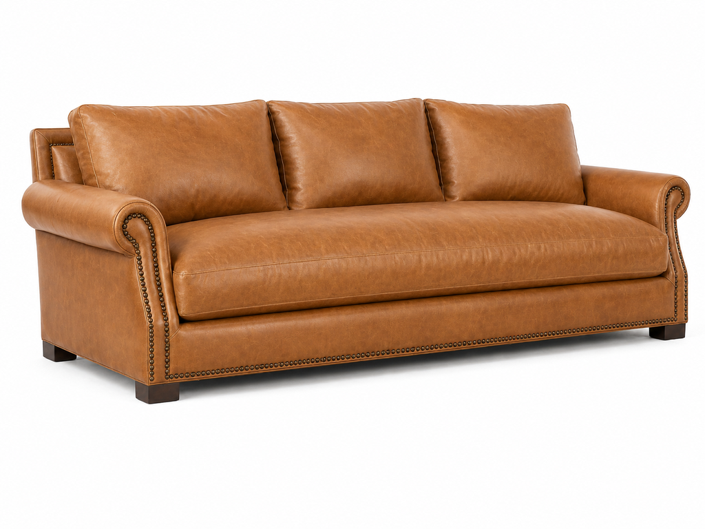 L340-30 Heritage Leather Sofa (Cheyenne Arrowshaft)