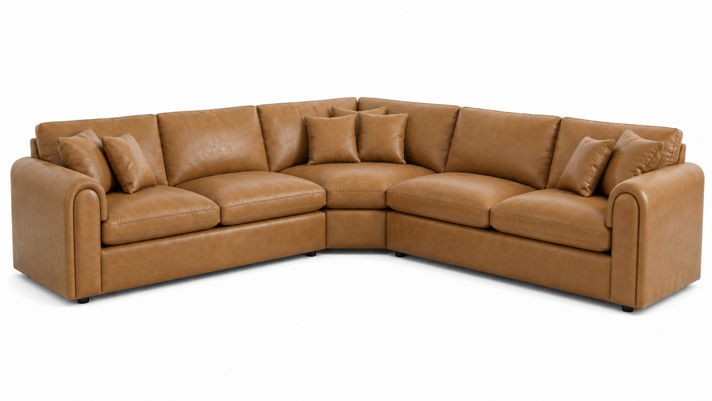 Carmel Leather Corner Sectional
