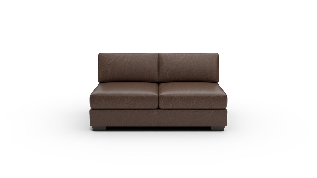 L400-06 Track Leather Armless Full Sleeper