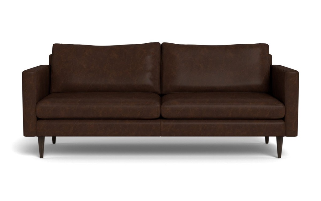 L555-30 Wallace Untufted Leather Sofa (Cheyenne Arrowshaft)