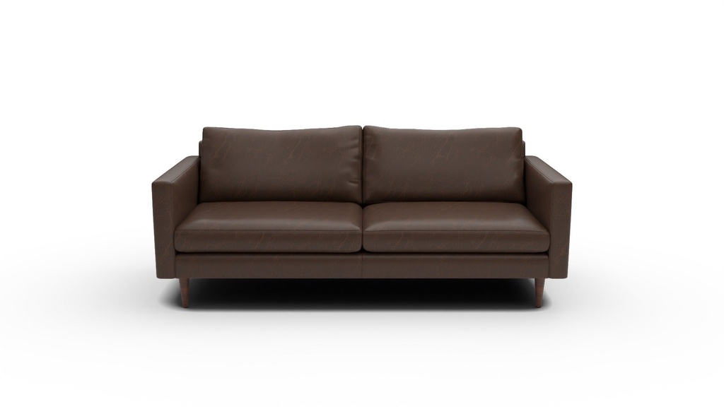 L555-30 Wallace Untufted Leather Sofa