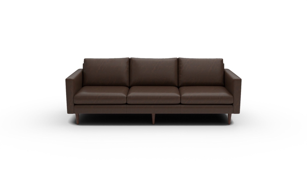 L555-70 Wallace Untufted Leather Estate Sofa