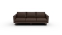 L555-70 Wallace Untufted Leather Estate Sofa